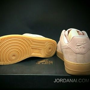 nike air force pink suede womens